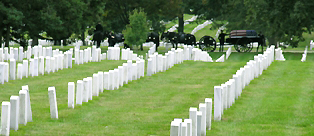 A new fallen hero is laid to rest at Arlington National Cemetery, Oct. 20, 2005