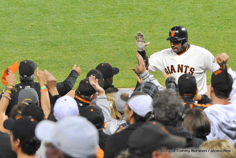 The Giants second run came on a ninth-inning homer by Catcher Bengie Molina.