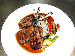 Grilled Rack of Lamb