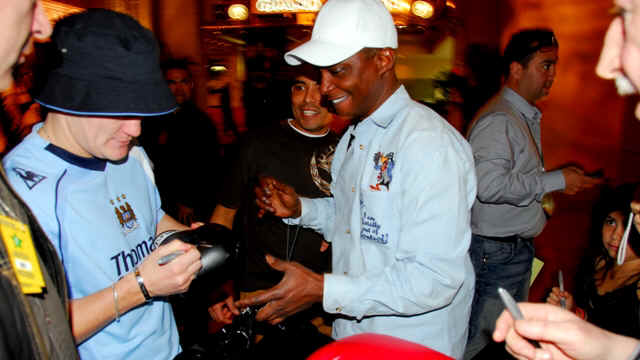 Curtis with Ricky Hatton