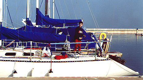 Russell at Brisbane Marina Dock.