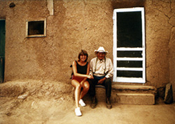 Ulla with a Taos, New Mexico elder